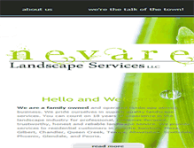 Tablet Screenshot of nevarezlandscapeservices.com
